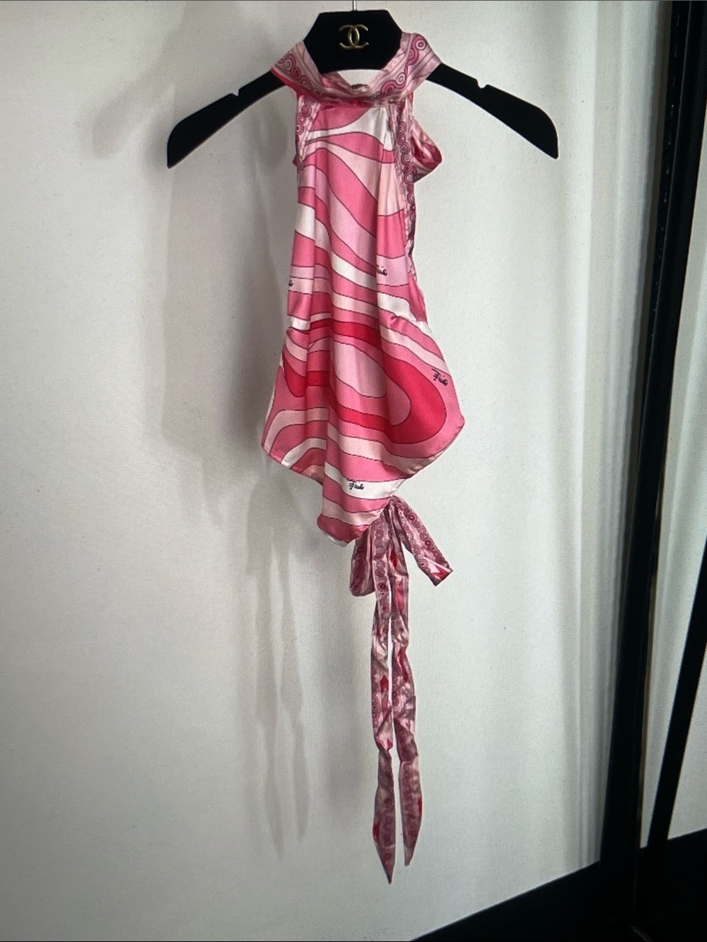 Emilio Pucci Pink Swirl One-Piece Swim